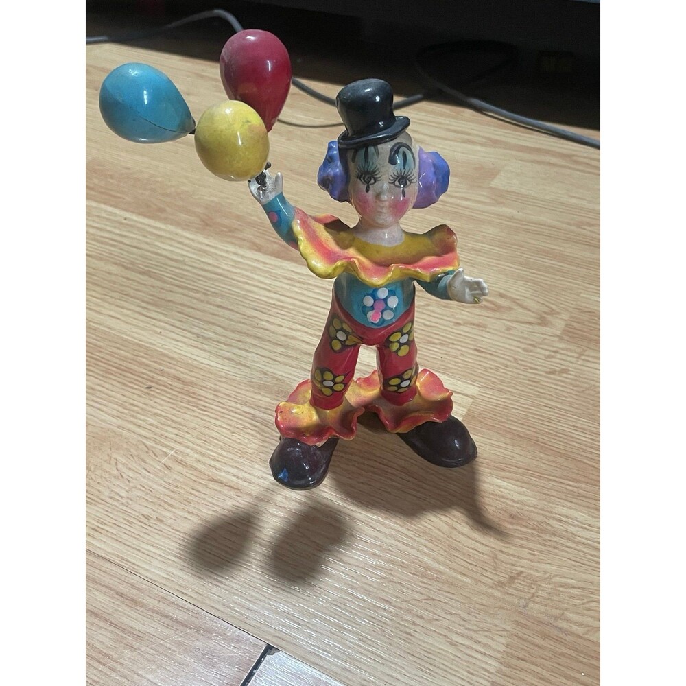 Vintage papier-mâché clown